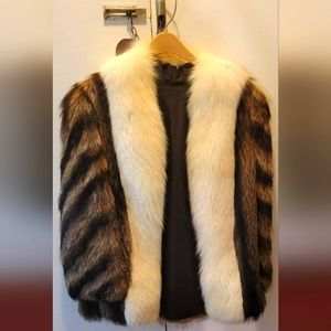 real fur jacket like new